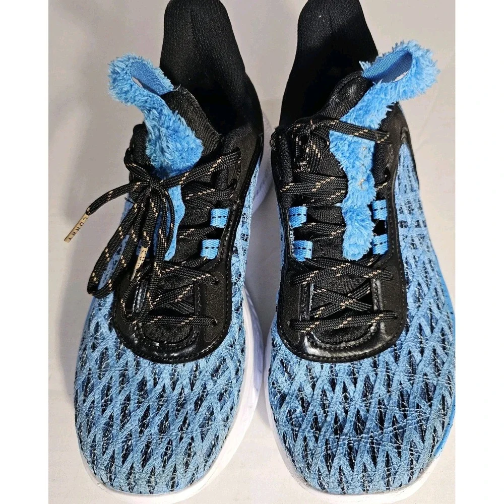 M 8 W 9.5 Under Armour Curry Flow Cookie Monster Sesame Street Sneaker Shoes EUC